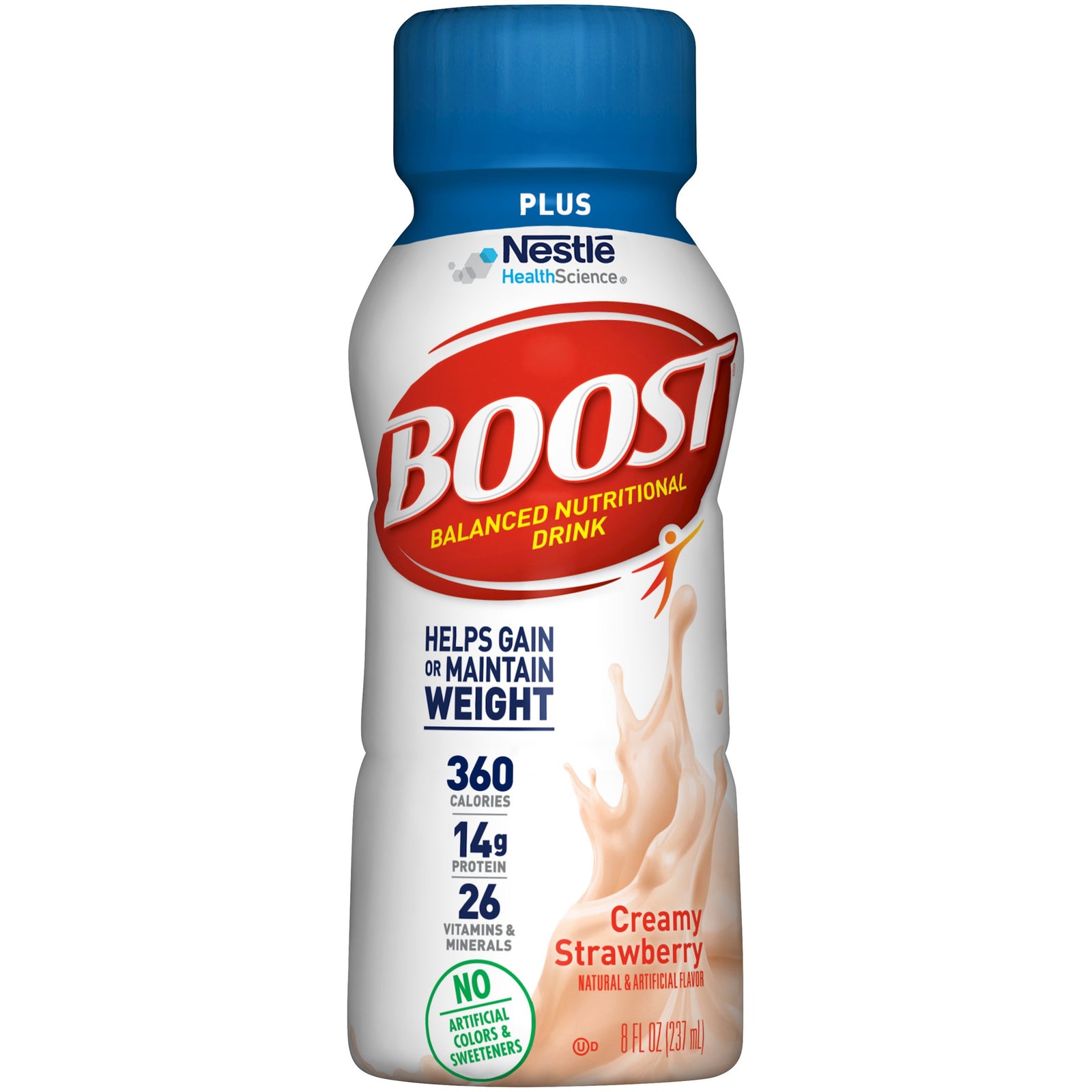 Boost Plus® Strawberry Oral Supplement, 8 oz. Bottle, 24 per Case