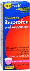 Sunmark Pain Relief 160 mg / 5 mL Strength Ibuprofen