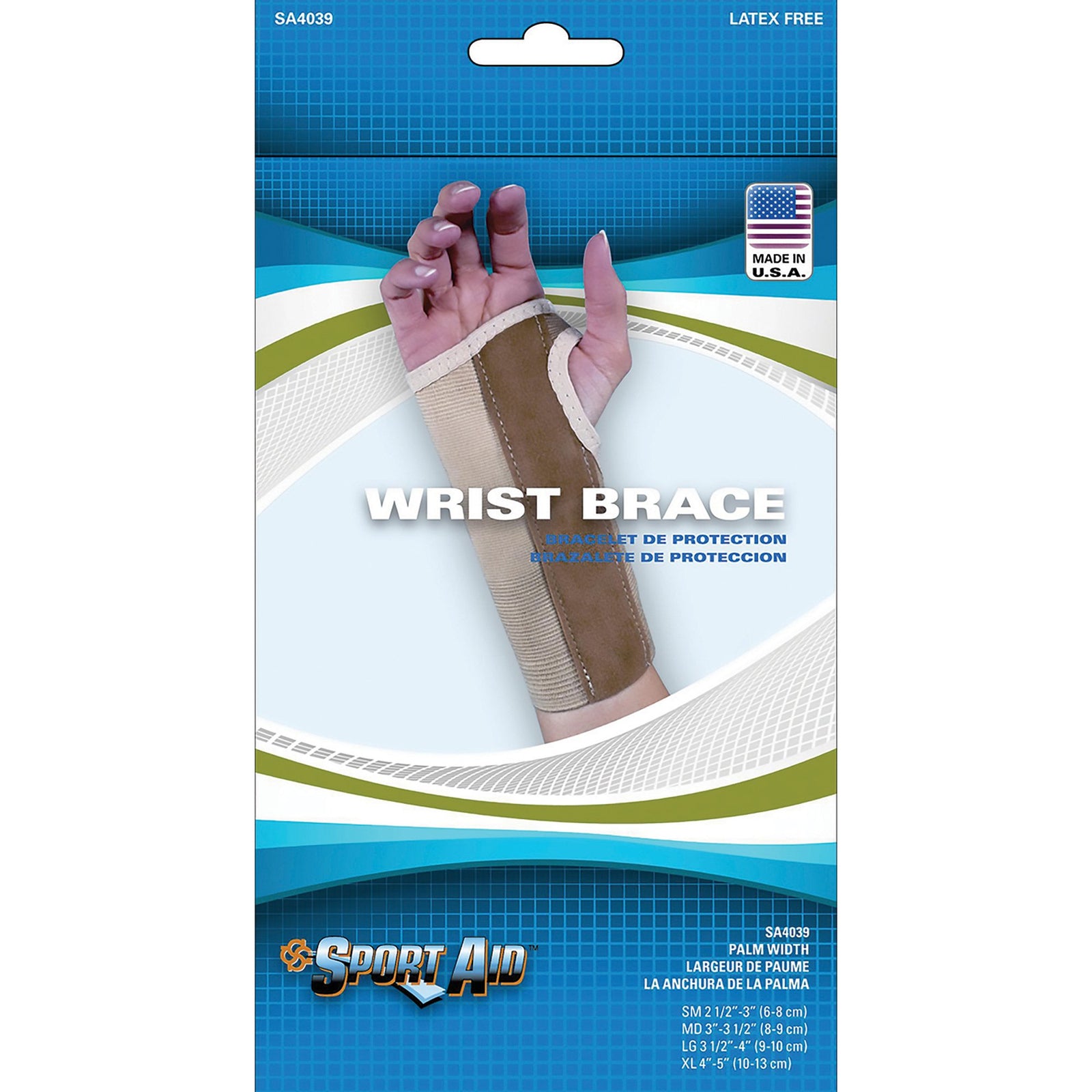 Sport-Aid™ Right Wrist Brace, Small