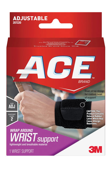 3M Ace Low-Profile Left- or Right-Hand Wrist Support with Wraparound Cotton