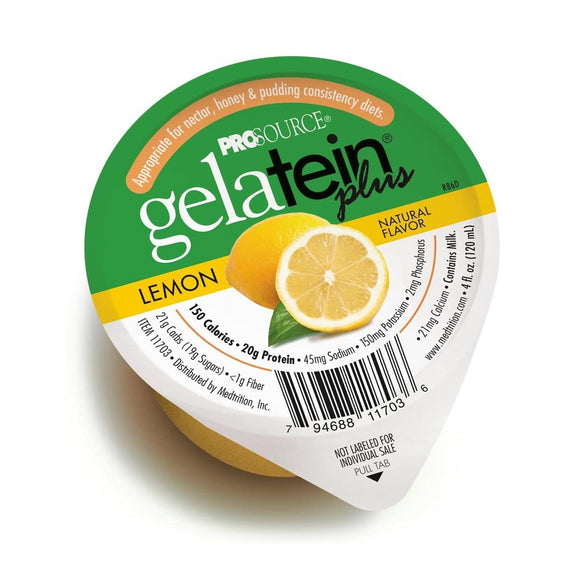 Gelatein® Plus Lemon Oral Supplement, 4 oz. Cup