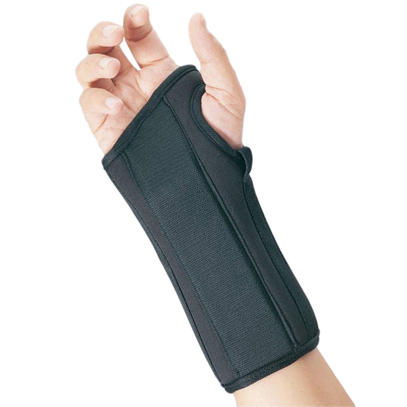 FLA Orthopedics ProLite Wrist Brace, Right, Black, Large, 8"